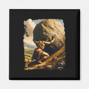 Bodybuilding Sisyphus Uithoudingsvermogen Clic Art Magneet