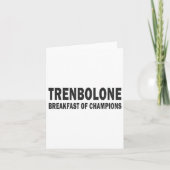 Bodybuilding Steroïd Trenbolone Breakfast van Cham Kaart (Voorkant)
