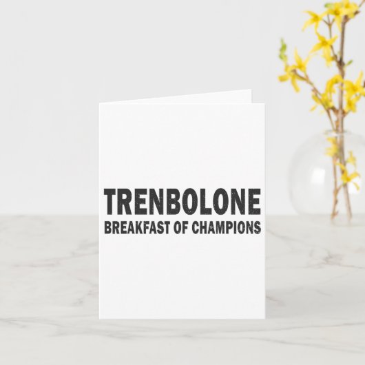 Bodybuilding Steroïd Trenbolone Breakfast van Cham Kaart (Gele Bloem)