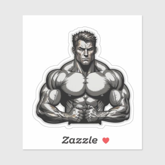 Bodybuilding Stickers voor Gym Lovers (Vel)