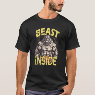 Bodybuilding Tiger Gym Fitness Beast T-shirt