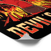 Bodybuilding van de pers van Satan Devil Poster (Hoek)