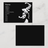 Bodybuilding-Visitekaartje Visitekaartje (Voorkant / Achterkant)