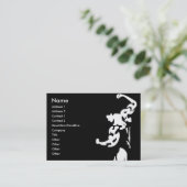 Bodybuilding-Visitekaartje Visitekaartje (Staand voorkant)