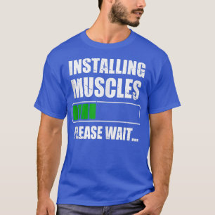 Bodybuilding Weightlift Gym installeren T-shirt