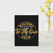 Bodybuilding Welkom bij het Pistool Show - Gym Gez Kaart (Gele Bloem)