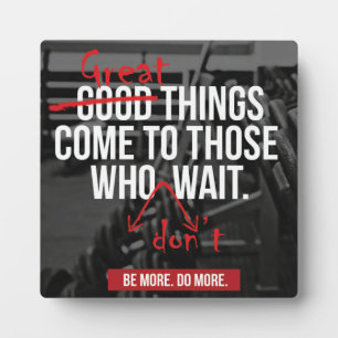 Bodybuilding Workout Motivatie woorden Fotoplaat