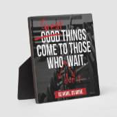 Bodybuilding Workout Motivatie woorden Fotoplaat (Voorkant)