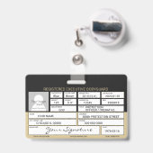 Bodyguard Badge (Back with Retractable)