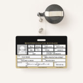 Bodyguard Badge (Achterkant met intrekbare)