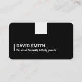 Bodyguard Persoonlijke Beveiliging Visitekaartje (Voorkant)