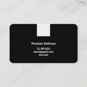 Bodyguard Persoonlijke Beveiliging Visitekaartje (Achterkant)