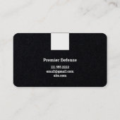 Bodyguard Premium Black Visitekaartje (Achterkant)