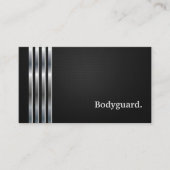 Bodyguard Professional Black Silver Visitekaartje (Voorkant)