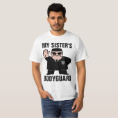 BODYGUARD VAN MIJN ZUS GRAPPIGE BROER T-shirts (Voorkant volledig)