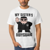 BODYGUARD VAN MIJN ZUS GRAPPIGE BROER T-shirts (Voorkant)