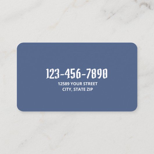 Bodyguard Visitekaartje (Achterkant)