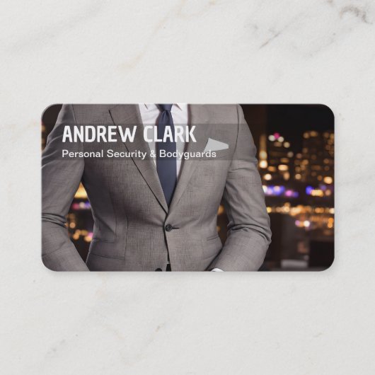 Bodyguard Visitekaartje (Voorkant)