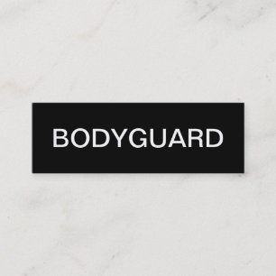 Bodyguard Visitekaartjes