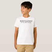 bodyguard voor mijn broer t-shirt (Voorkant volledig)
