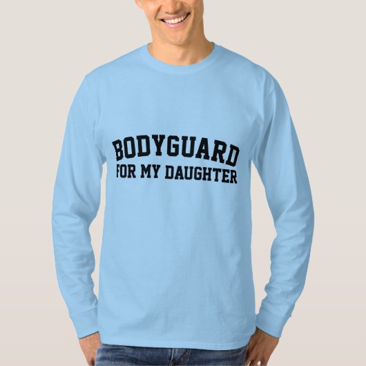 BODYGUARD VOOR MIJN DOCHTER, DAD T-Shirts (Voorkant)