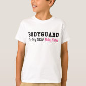 Bodyguard voor mijn nieuwe baby zuster T-Shirt (Voorkant)