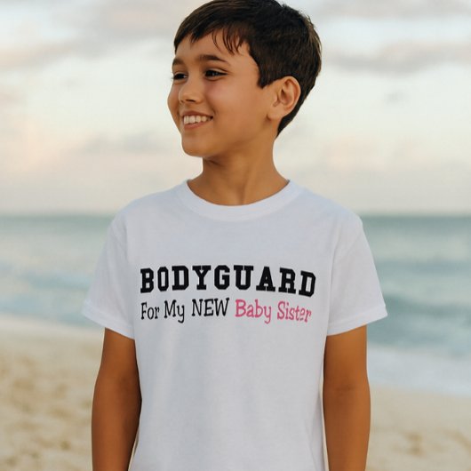 Bodyguard voor mijn nieuwe baby zuster T-Shirt