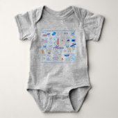 Bodysuit 0-24 m "The ABC's of Hope Town" (Voorkant)