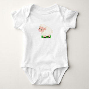Bodysuit - Gedrukt met een charmant schapenontwerp