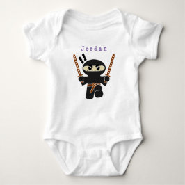 Bodysuit grappig, ninja . baby bodysuit
