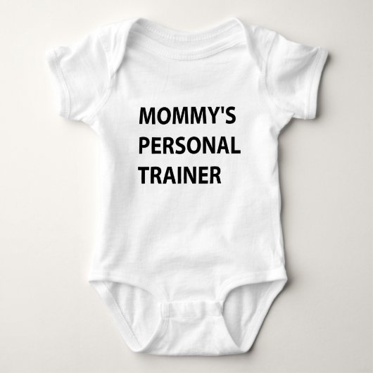 Bodysuit is persoonlijk trainer voor mama (Voorkant)