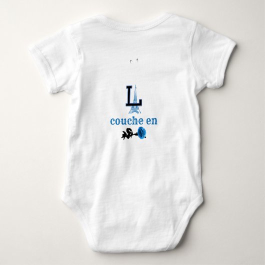 Bodysuit "LA couche en roos" (Achterkant)