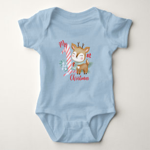 Bodysuits met illustratie van een baby hert.