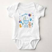 "Bodysuits One-Pieces for boys" "Cute Baby Boy Bod Romper (Voorkant)