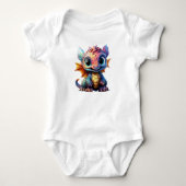 Bodysuits voor kinderen Dragon Grappig (Voorkant)