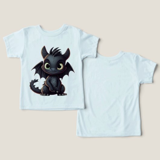Bodysuits voor kinderen Dragon Grappig (Ontwerp Voorkant & Achterkant)