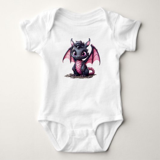 Bodysuits voor kinderen Dragon Grappig (Voorkant)