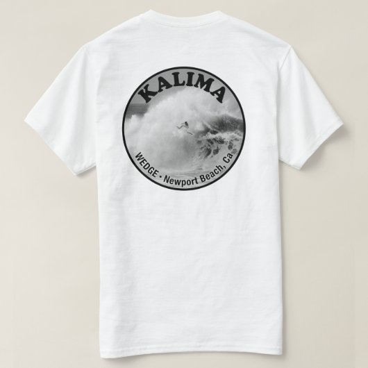 Bodysurfer Wipeout (Kalima) T-shirt (Design achterkant)