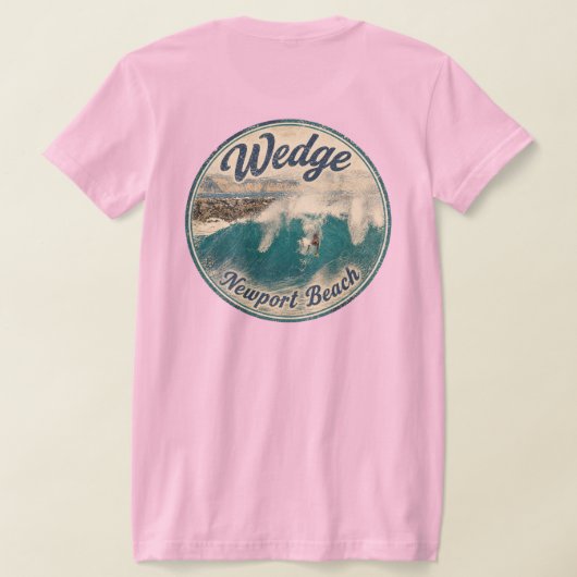 Bodysurfing the Wedge T-shirt (Dames)  (Laag Achter)