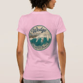Bodysurfing the Wedge T-shirt (Dames)  (Achterkant)