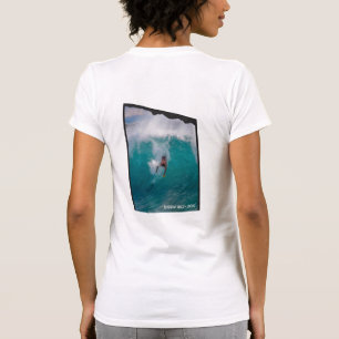 Bodysurfing Wedge (Vrouwen) Newport Beach, Ca T-shirt