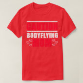 Bodyvliegende moeder voor een binnenvlieger Skydiv T-shirt (Design voorkant)