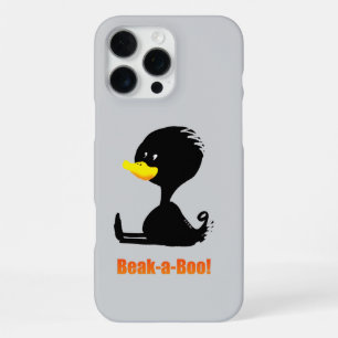 Boe-a-Boe! Mooie Tekenfilm Eend met Grappige Woord iPhone 16 Pro Max Hoesje