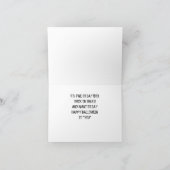 *BOE AAN JOU & HAPPY HALLOWEEN TOO* HALLOWEEN KAAR KAART (Binnen)