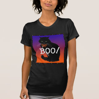 "Boe!" Black Cat Halloween T-shirt