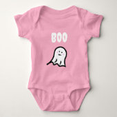 Boe! Blushing Ghost Schattige Halloween Romper (Voorkant)