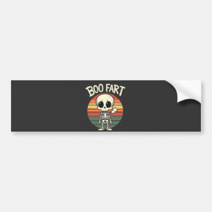 Boe boer Grappige Spookachtige Pastel Geest Goth R Bumpersticker
