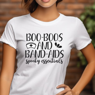 Boe Boes en pleisters Griezels Halloween Tri-Blend Shirt