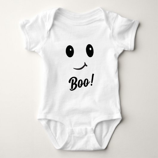 Boe! Comfortabele Baby-spookkostuum Romper (Voorkant)