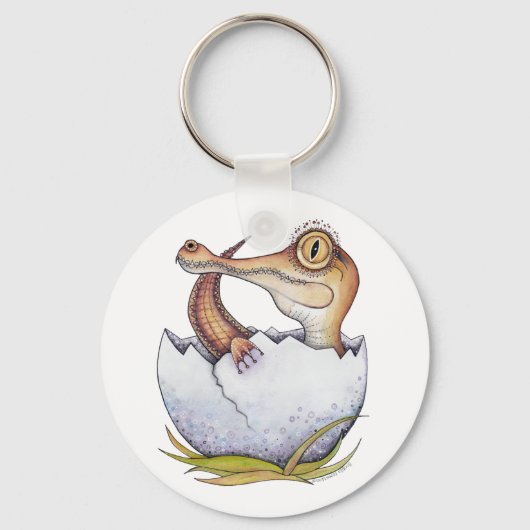 Boe de baby krokodil sleutelhanger (Voorkant)